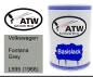 Preview: Volkswagen, Fontana Grey, L595 (1968): 500ml Lackdose, von ATW Autoteile West.